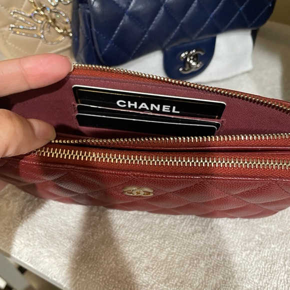 ๐ Auth double zipper clutch Chanel ๐ - Picture 8 of 9